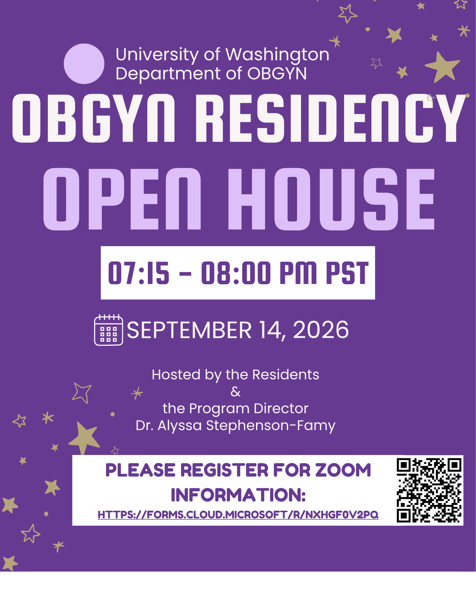 OBGYN Residency Open House 2026